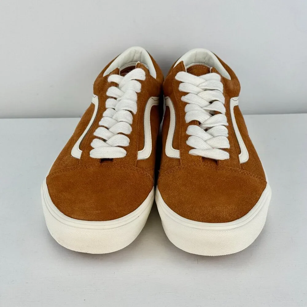 Men's 13 - VANS Old School Low Pig Suede Brown Shoe - 751505